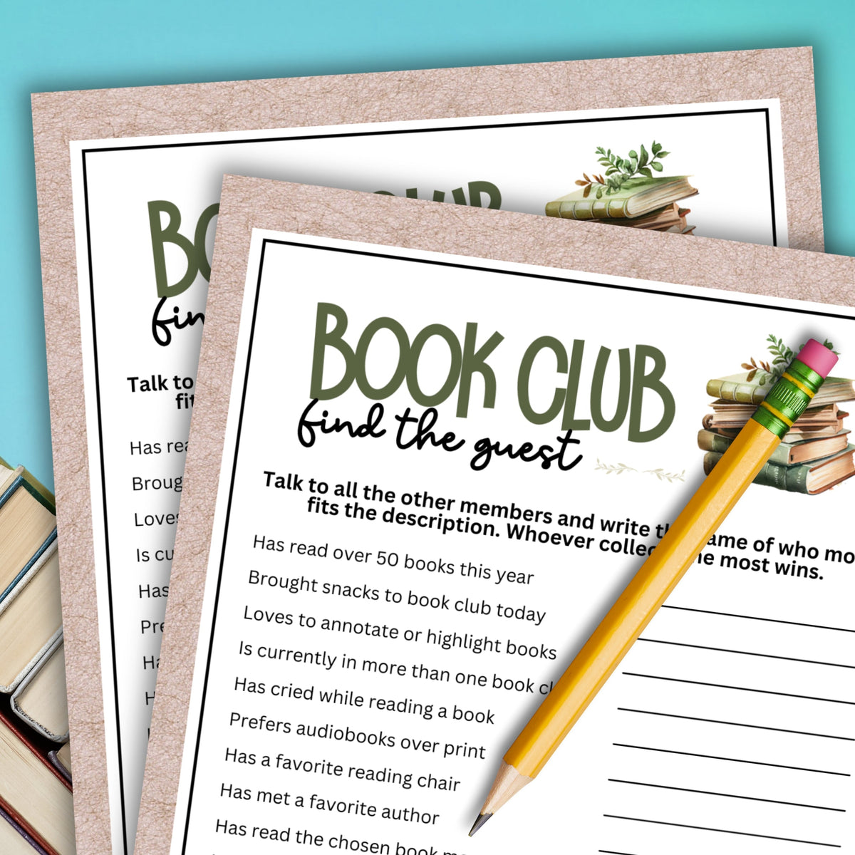 Book Club Find the Guest