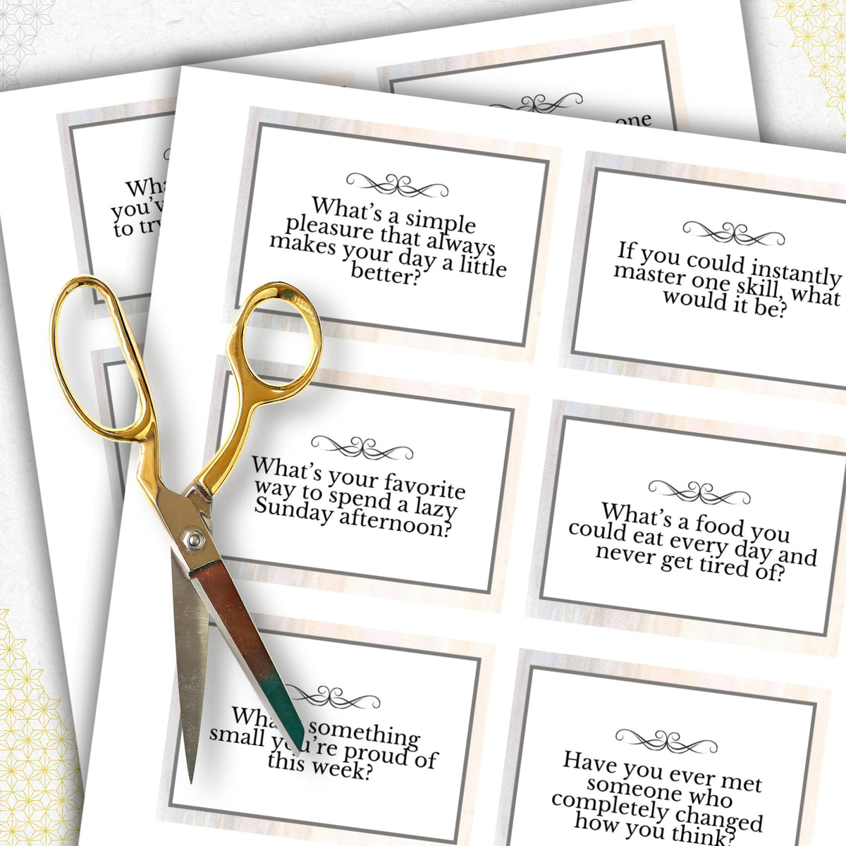 208 Conversation Starter Cards