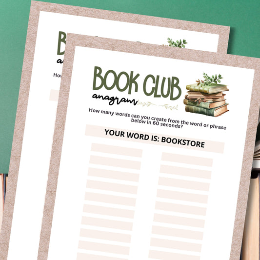 Book Club Anagram Race